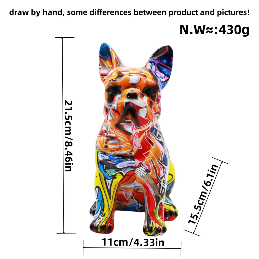 Artistically designed bulldog figure Bowlift
