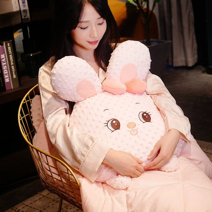 Cuddle Ready Cute Cartoon Pillow Bowliftanket | Bowlift