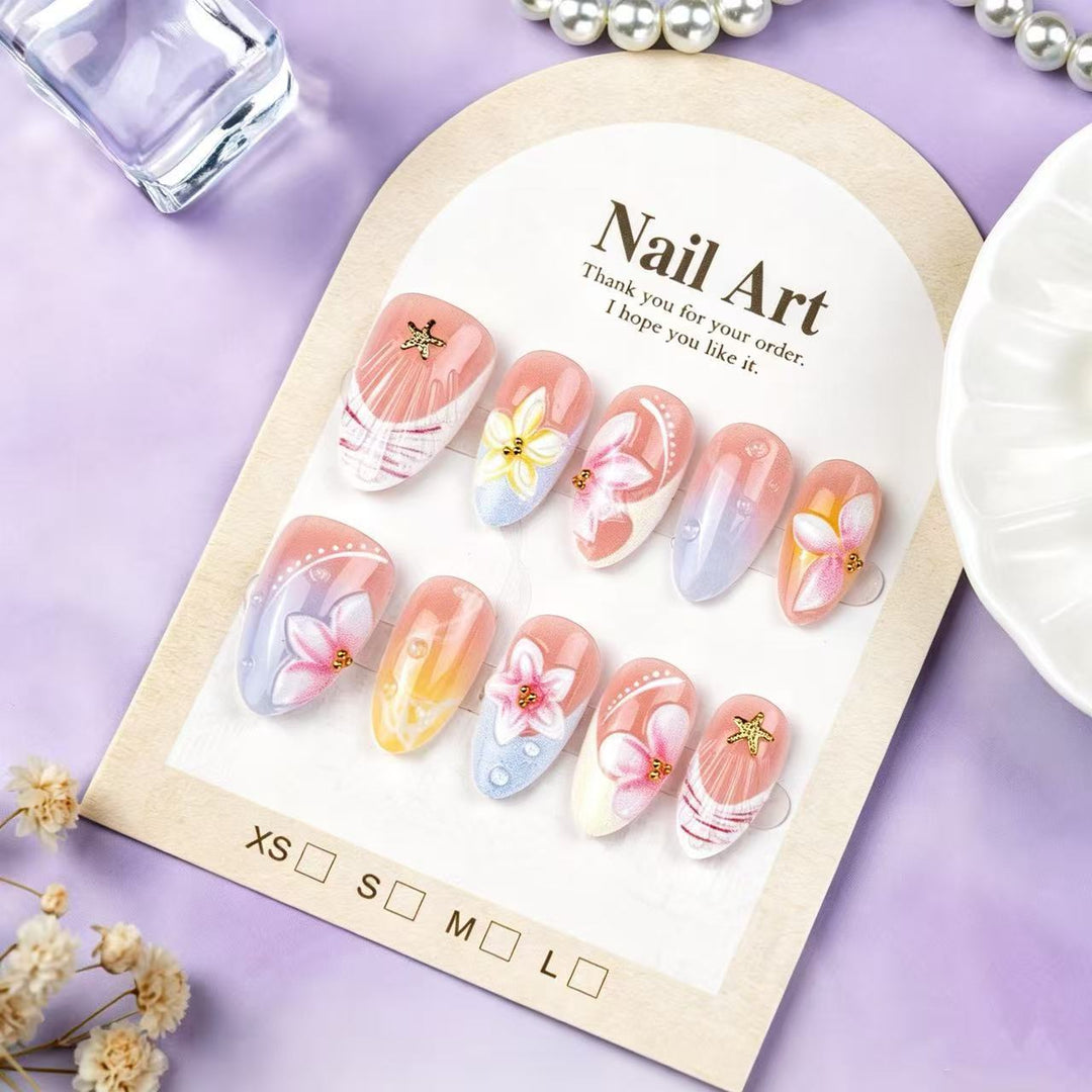 Artistic Floral Nail Art Tips Bowlift