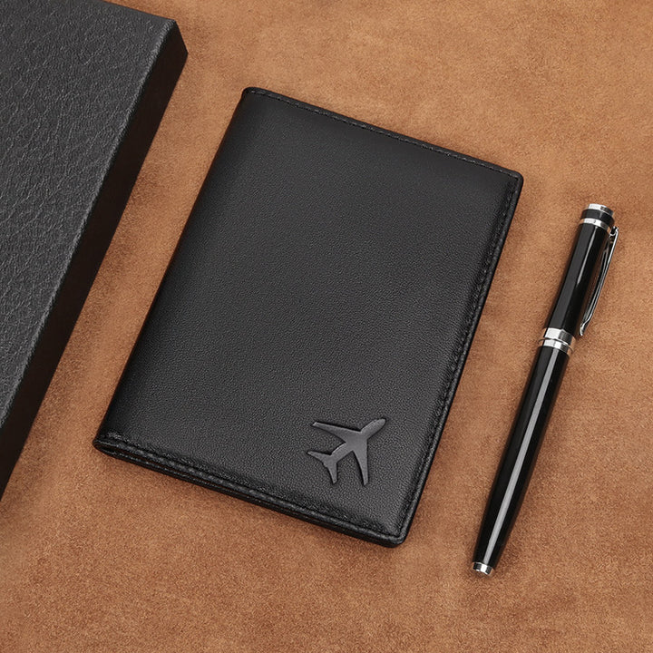 Premium Leather Passport Holder Bowlift