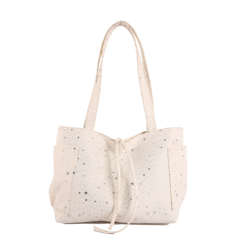 WoStar-Patterned Canvas Tote Bag Bowlift