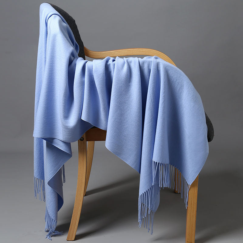 Luxurious Cashmere-Blend Throw Blanket
