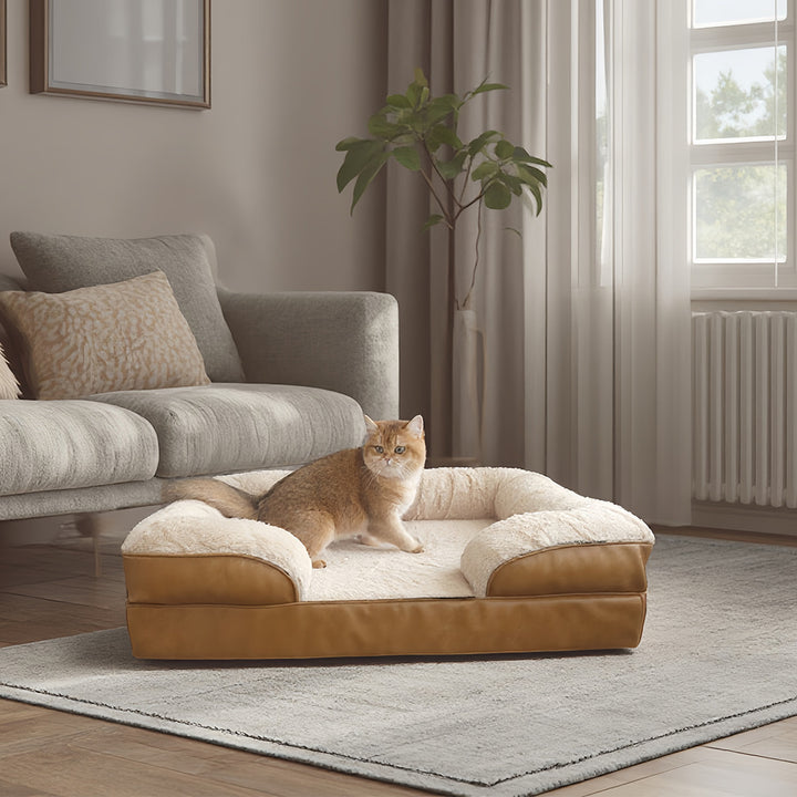 Ultra-Comfort Bolstered dog bed