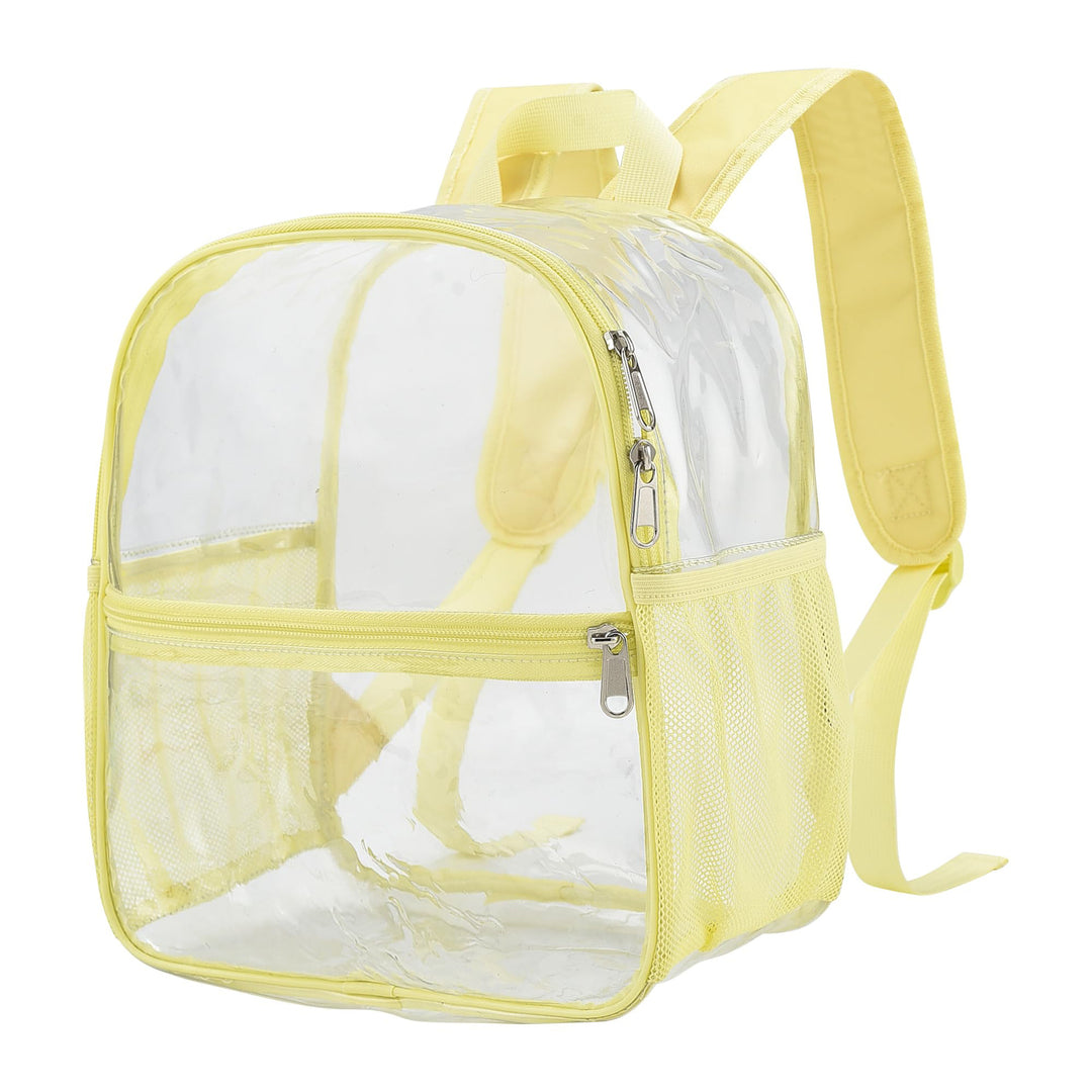 Unisex transparent backpack with functional design and multiple compartments Bowlift