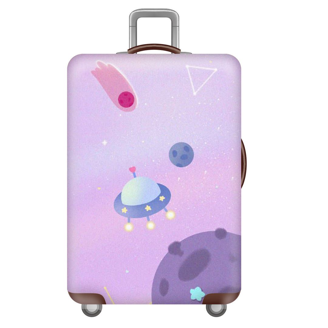 Women's Hard Shell Suitcase with Cheerful Bowlift Design