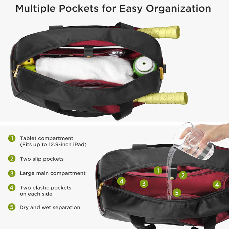 Multifunctional sports bag with detachable shoulder strap Bowlift