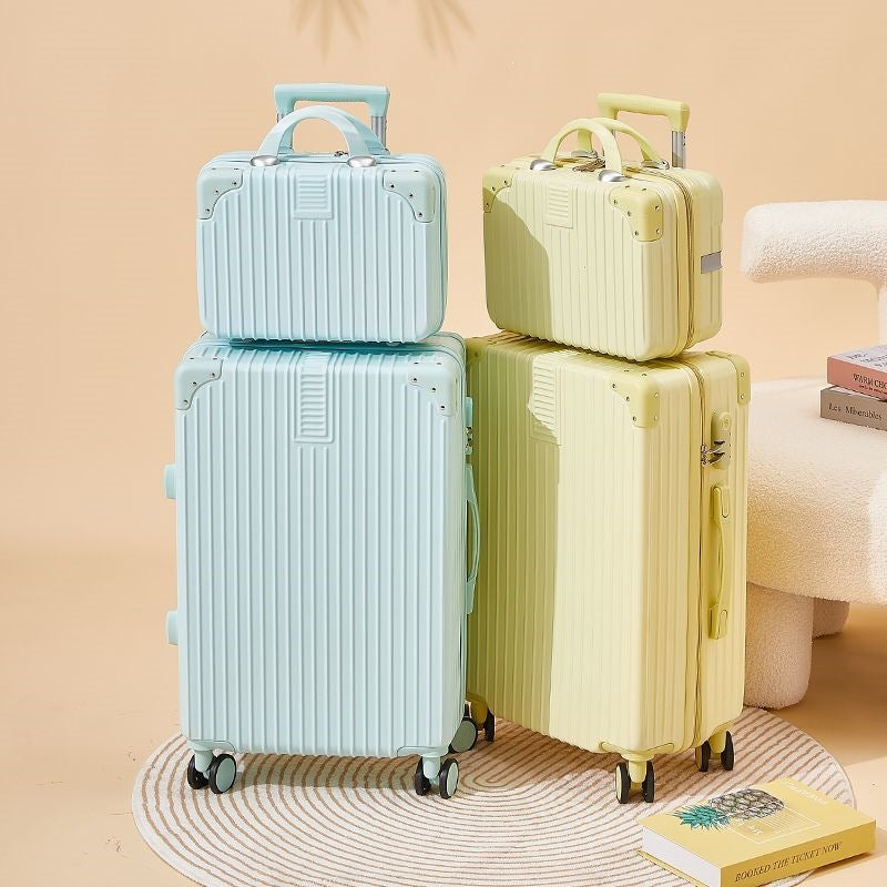 Hard-shell suitcase with double safety lock and flexible interior Bowlift