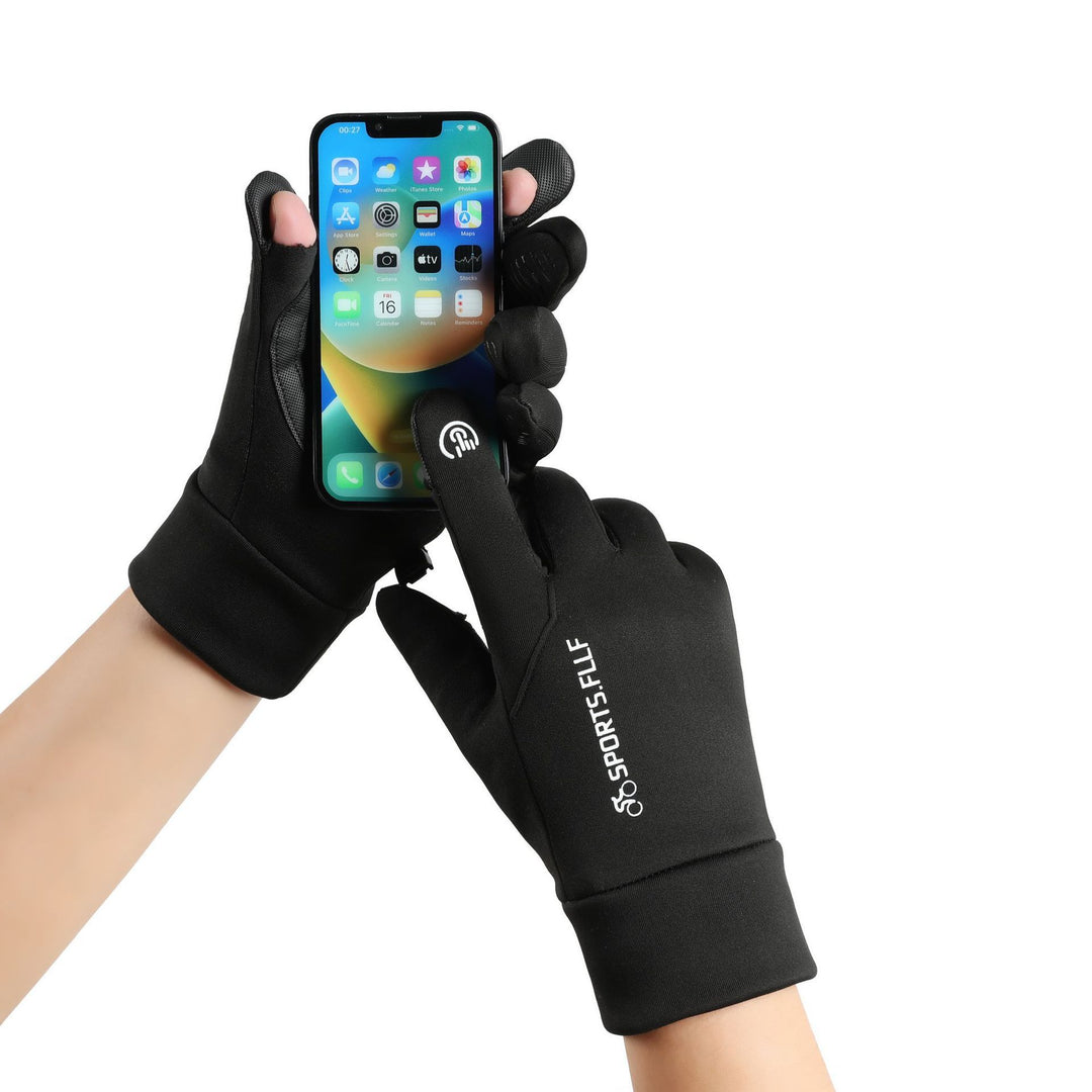 Men's Sports Gloves with Wind and Water Repellency Bowlift