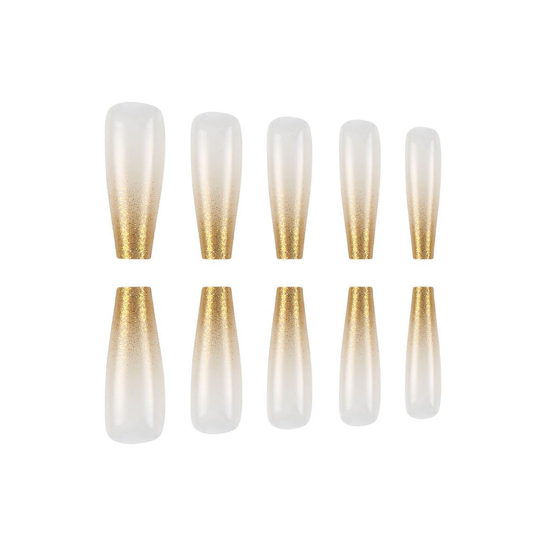 Luxurious Ombre Stiletto Press-On Nails Bowlift