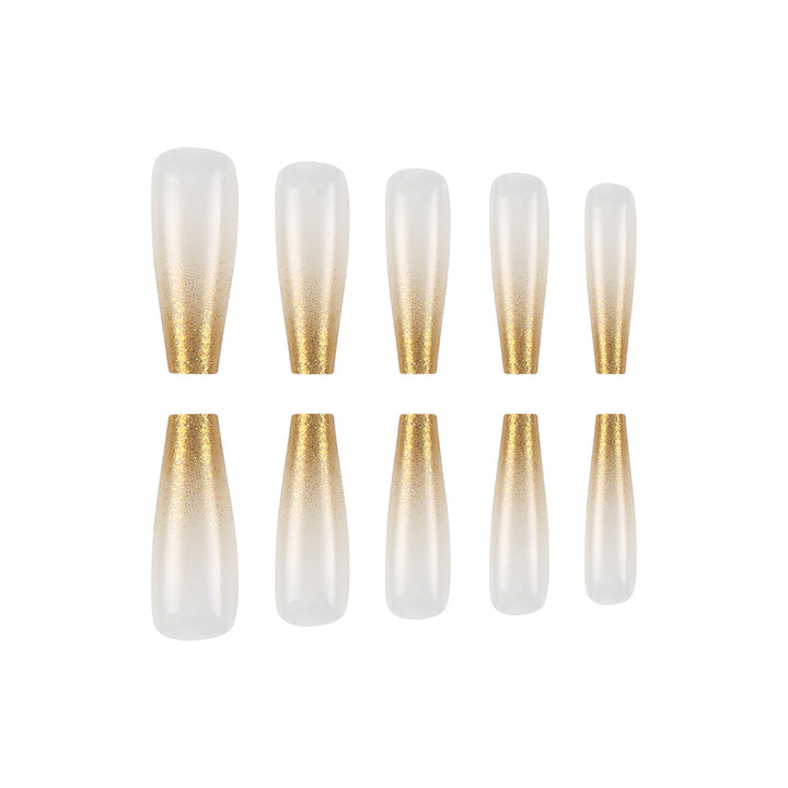 Luxurious Ombre Stiletto Press-On Nails Bowlift