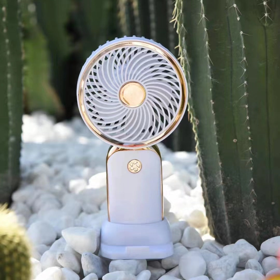 Women's Portable Mini Fan with Innovative Spiral Design Bowlift