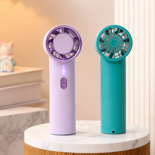 Women Portable Mini Hand Fan with USB Charging Function and Powerful Air Circulation Bowlift