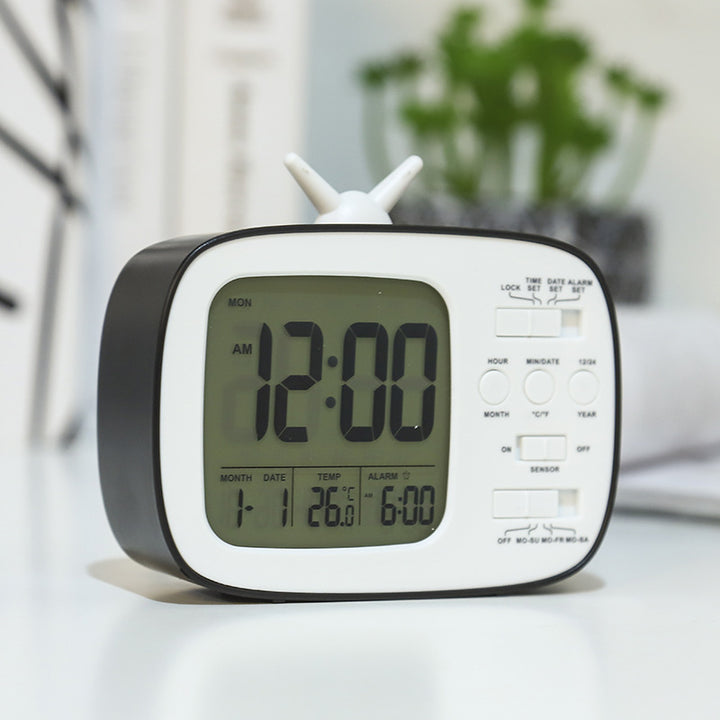 Digital Thermometer Alarm Clock Bowlift