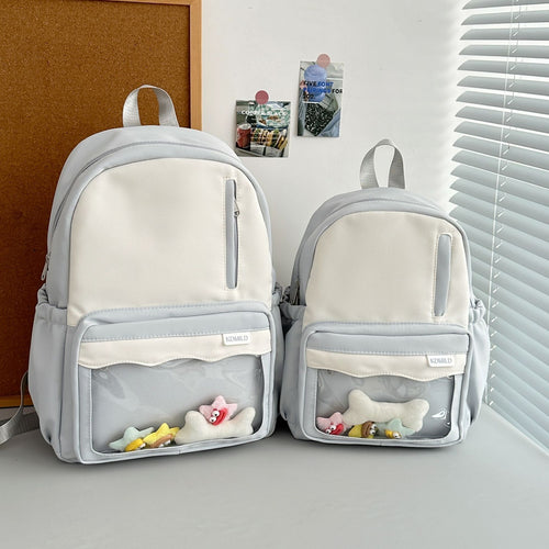 Stylish Clear Pocket Backpack