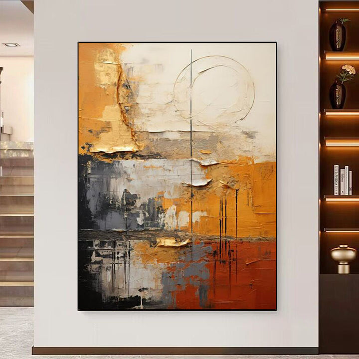 Abstract Expressionist Canvas Artwork