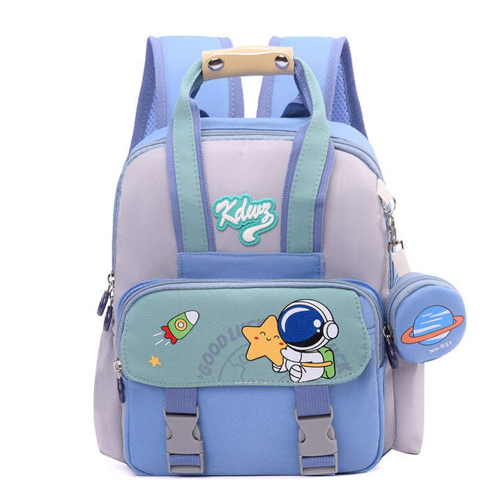 Children's Cute Cartoon Character School Backpack Bowlift