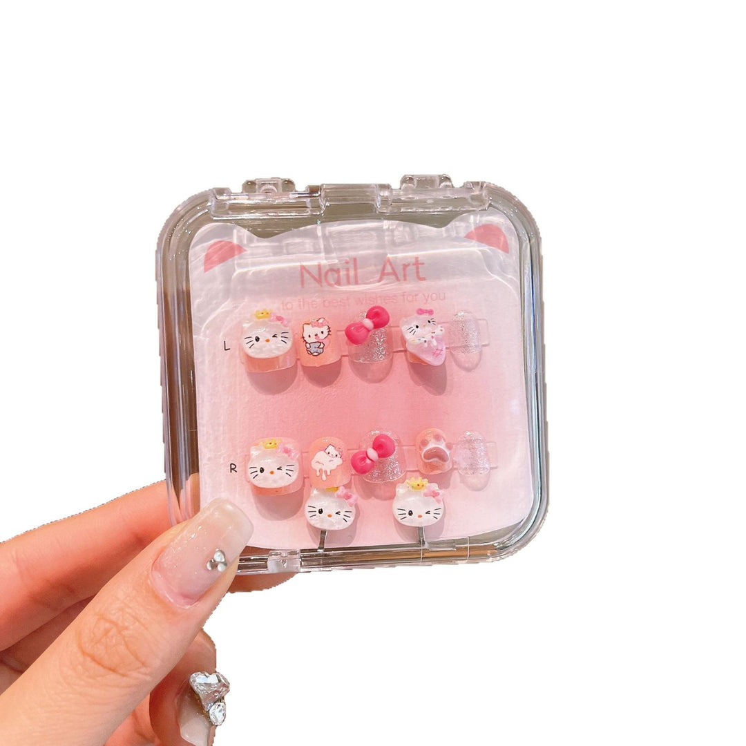 Creative artificial nails with 3D designs Bowlift