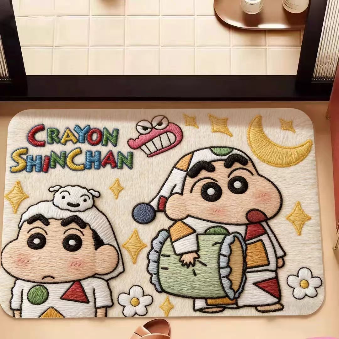 Animated Character Plush Bath Mat