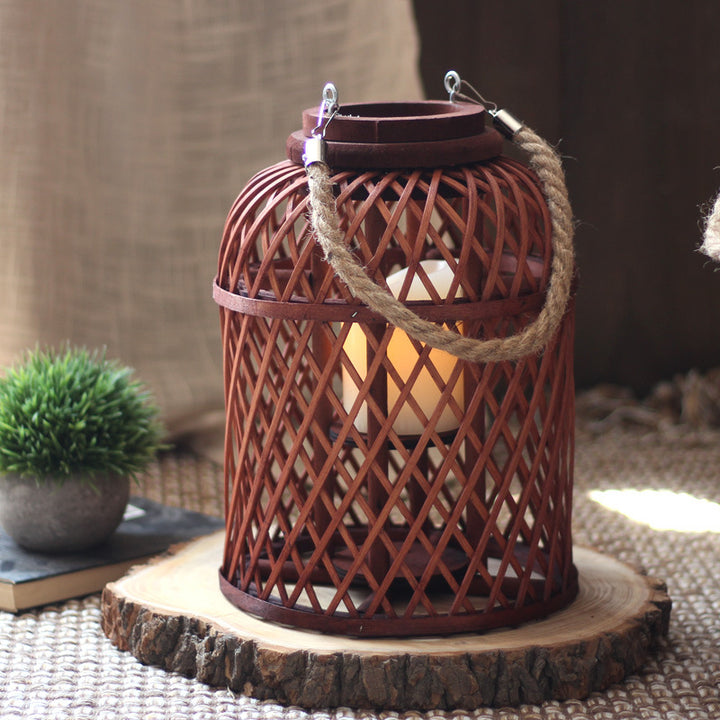 Handcrafted Rattan Lamp Bowlift