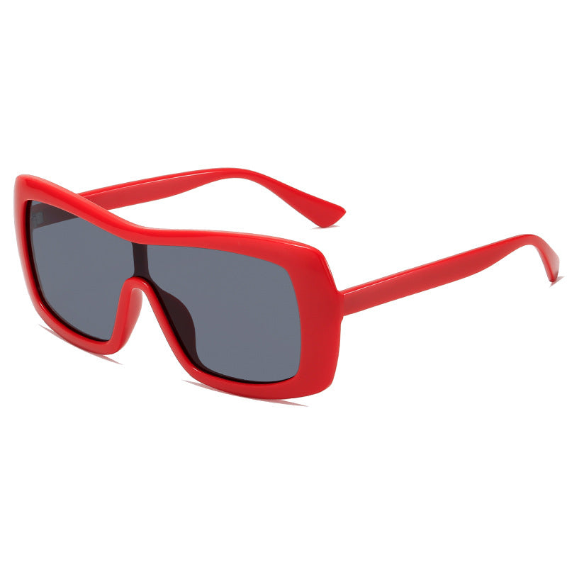 Women's stylish oversized sunglasses in futuristic design Bowlift