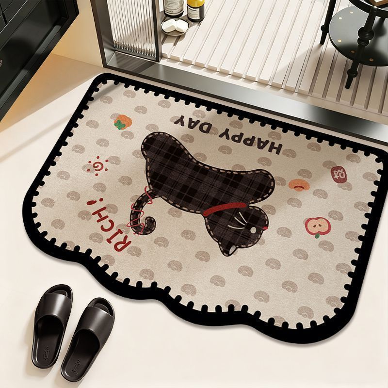 Cat-Theme Decorative Bath Mat