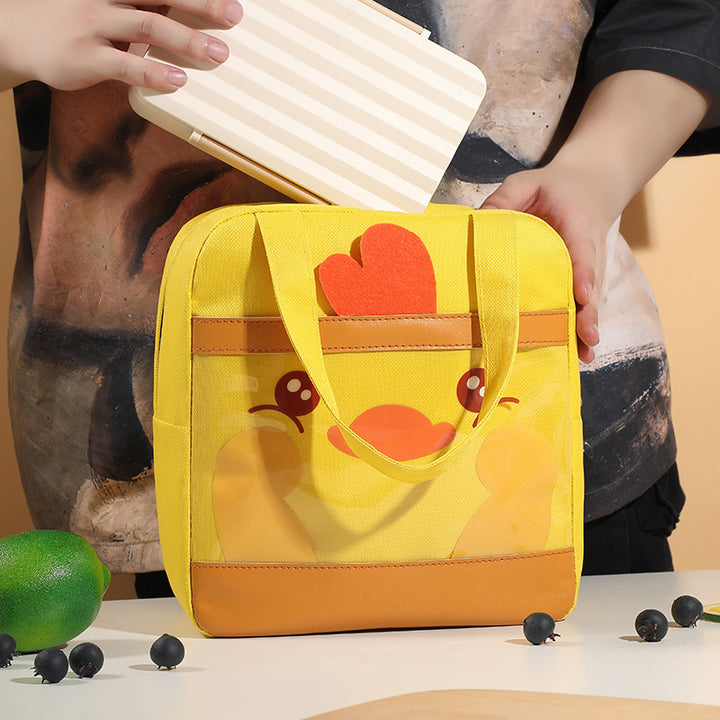 Cute Animal-Themed Insulated Lunch Box