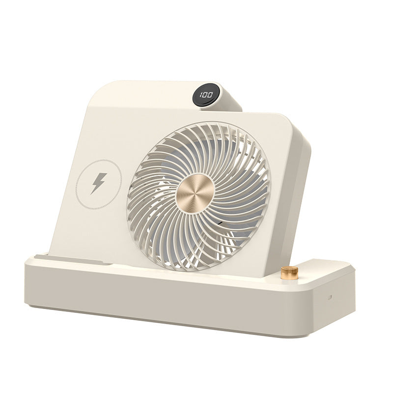 Unisex Adjustable High-Performance Cooling Desk Fan Bowlift