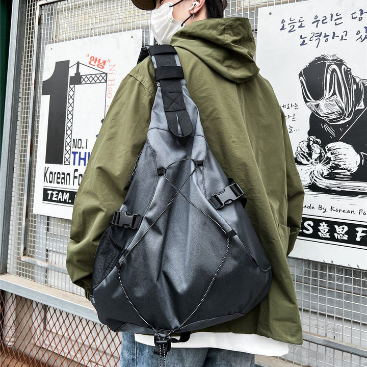 Sporty sling backpack with adjustable straps and practical organizer Bowlift