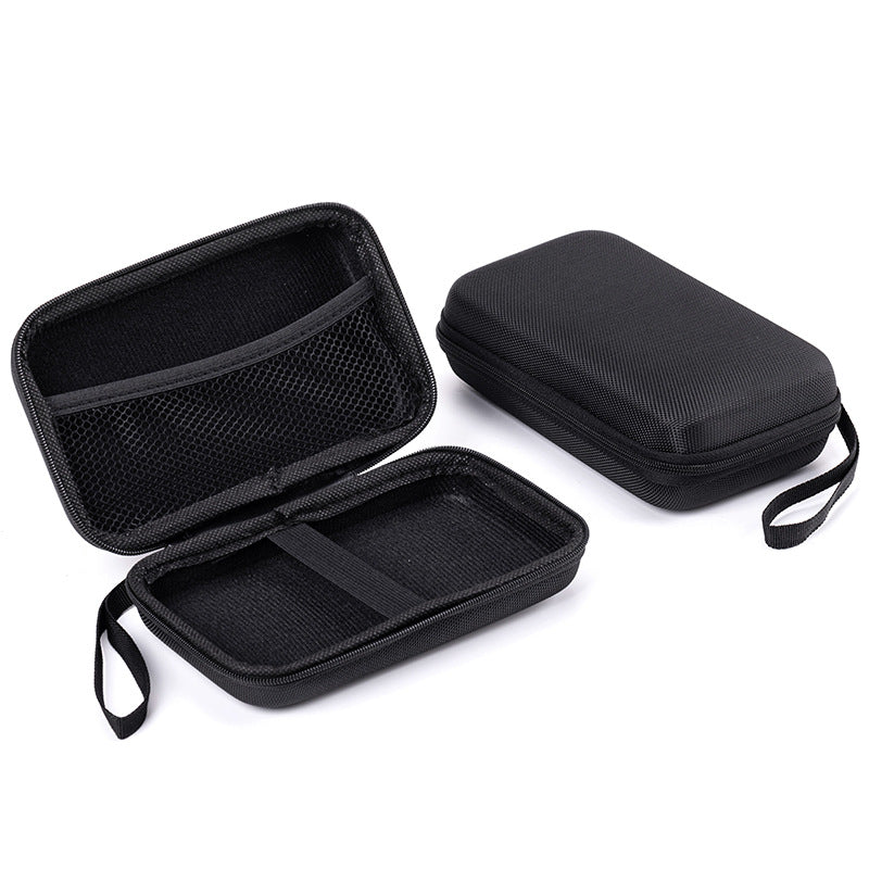 Compact hard-shell travel electronics organizer case Bowlift