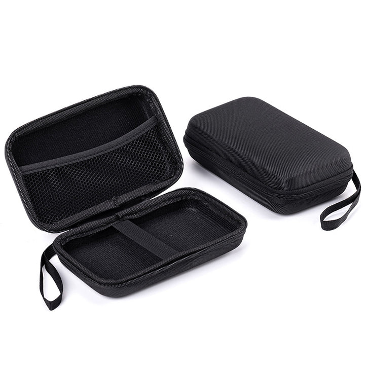 Compact hard-shell travel electronics organizer case Bowlift
