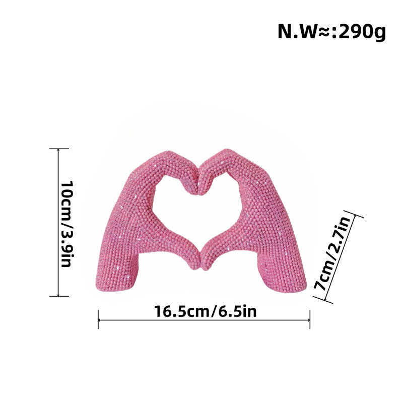 Heart Hand Sculpture Bowlift