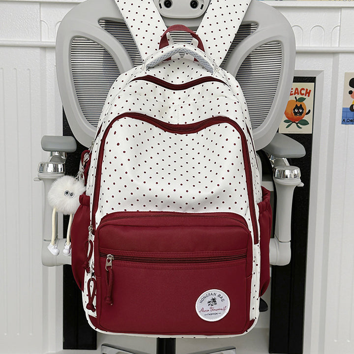 Multifunctional Polka Dot Backpack