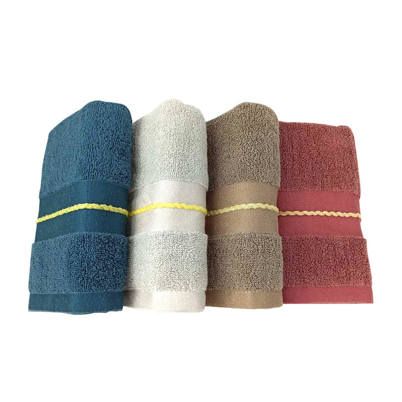 Premium terry bath towel with stylish jacquard pattern Bowlift
