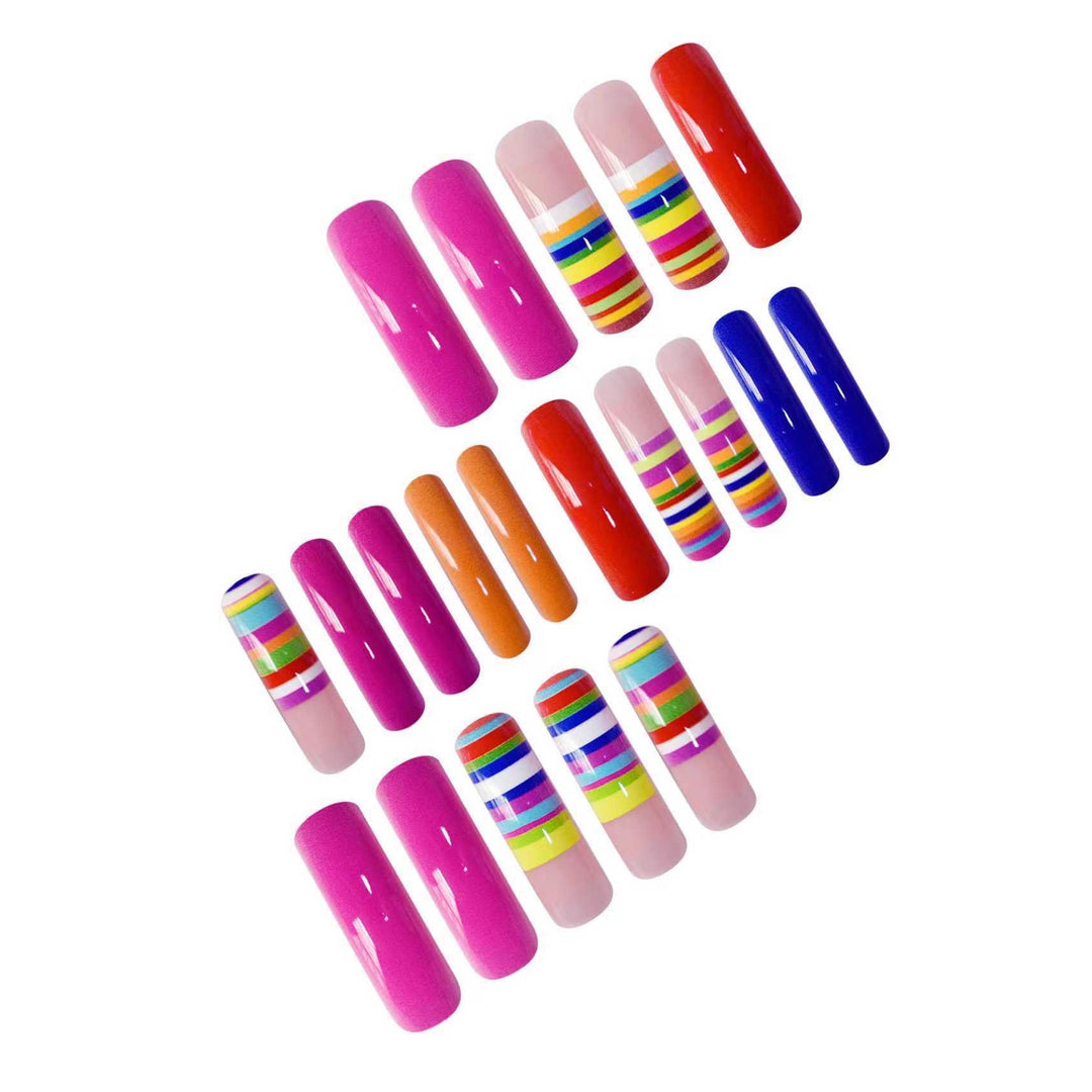 Creative Colorful Nail Art Extensions Bowlift