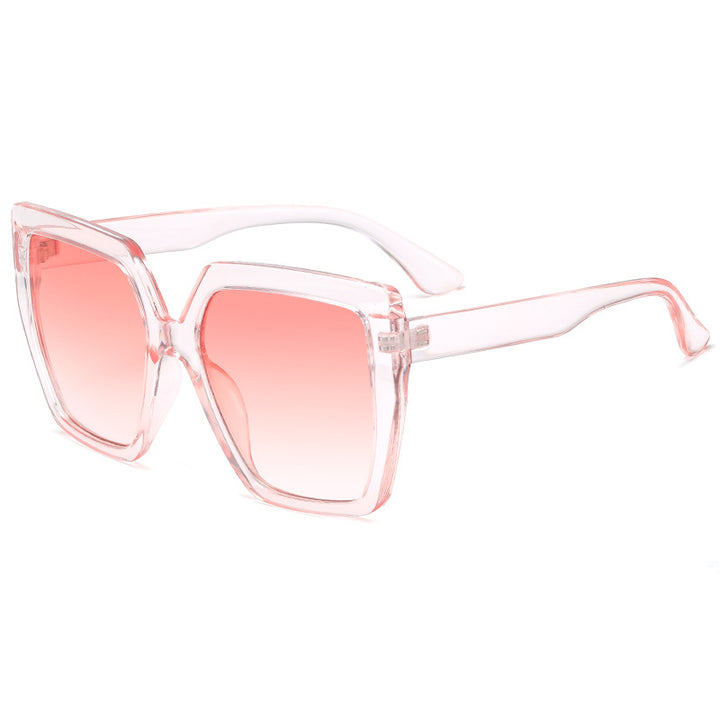 Women’s fashionable transparent sunglasses with square lenses Bowlift