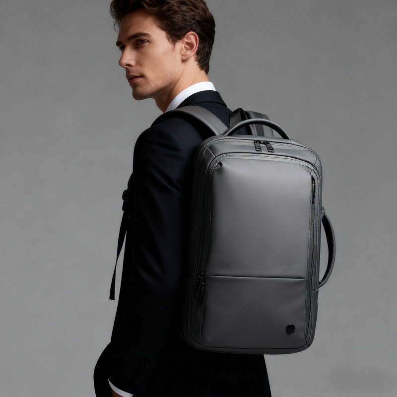 Business Backpack with Ergonomic Design and Numerous Compartments Bowlift
