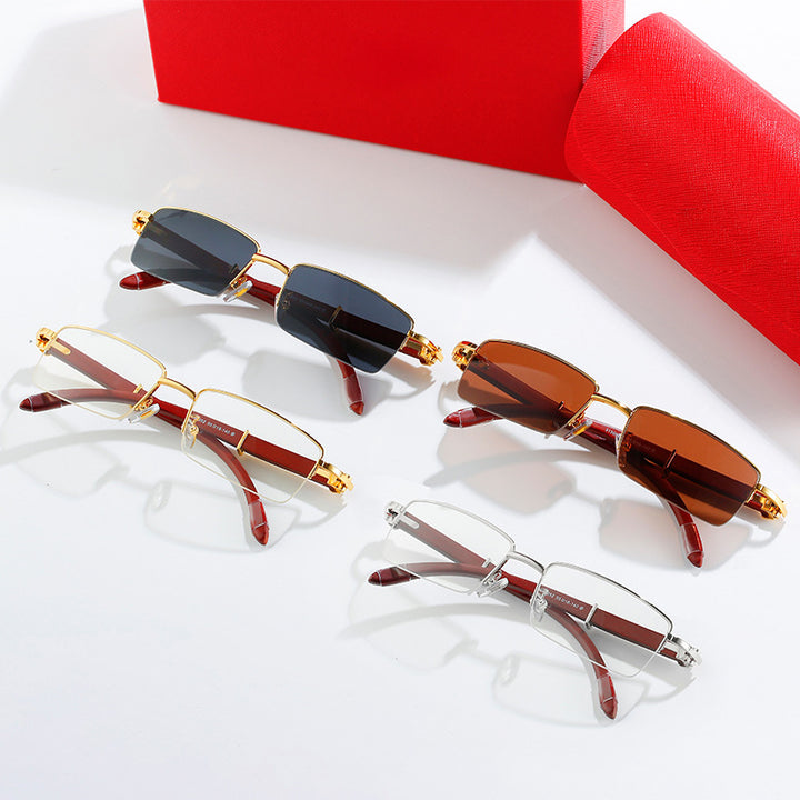 Women’s fashionable sunglasses with an elegant metal frame and high-quality lenses Bowlift