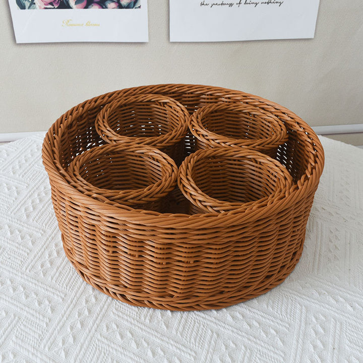 Versatile Woven Storage Organizer Bowlift