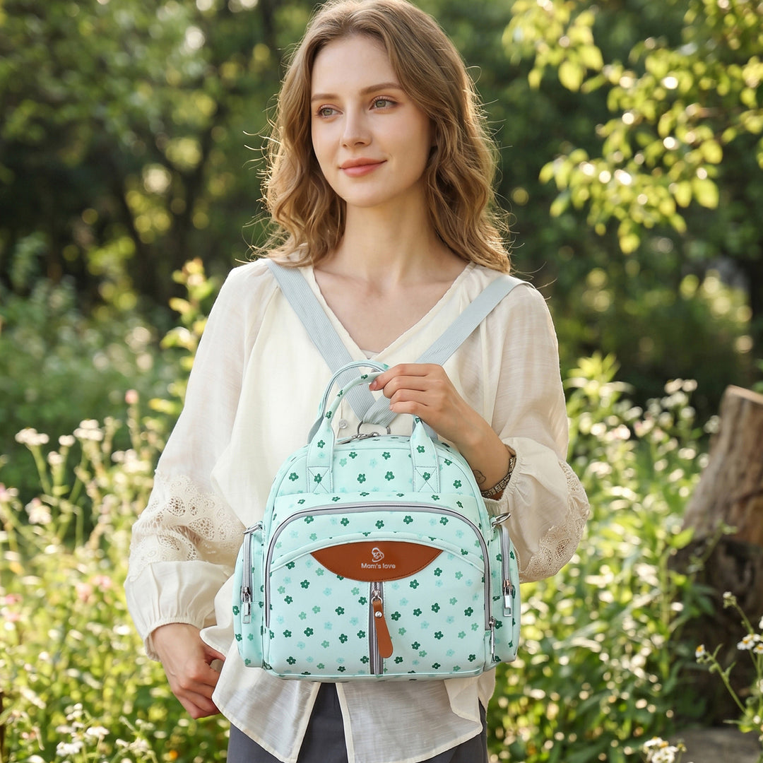 Stylish Multi-Pocket Diaper Bag Backpack Bowlift