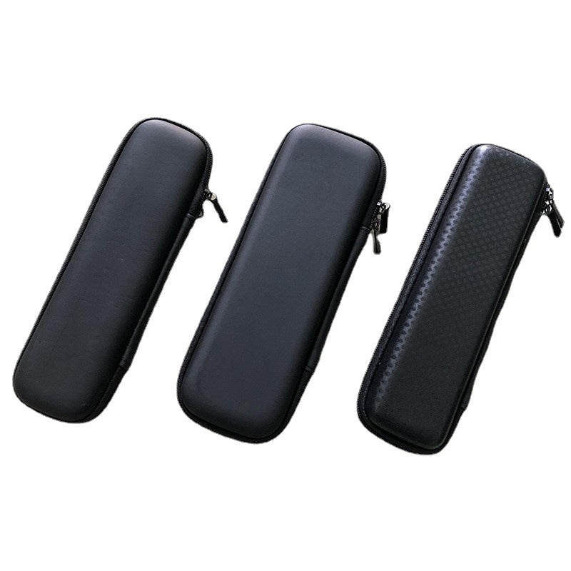 Compact Semi-Rigid Travel Electronics Organizer Case with Mesh Pocket and Elastic Straps Bowlift