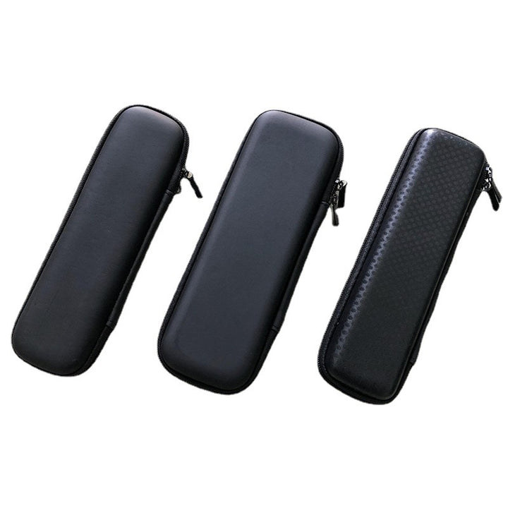 Compact Semi-Rigid Travel Electronics Organizer Case with Mesh Pocket and Elastic Straps Bowlift
