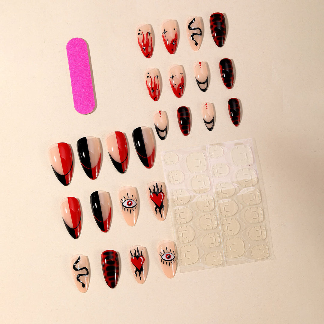 Edgy Gothic Nail Art Set Bowlift