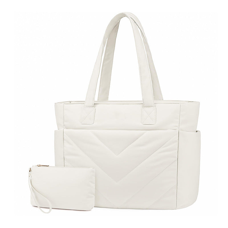 Elegant and Functional Tote Bag with Removable Interior Compartment Bowlift