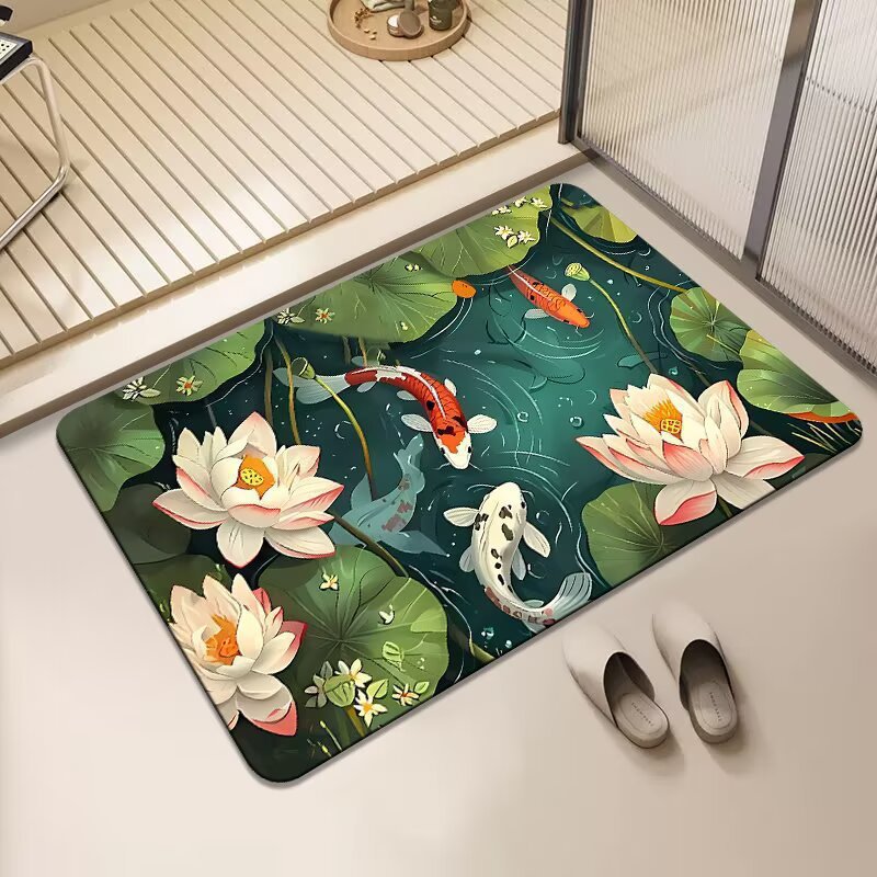 Artistic Floral Area Rug