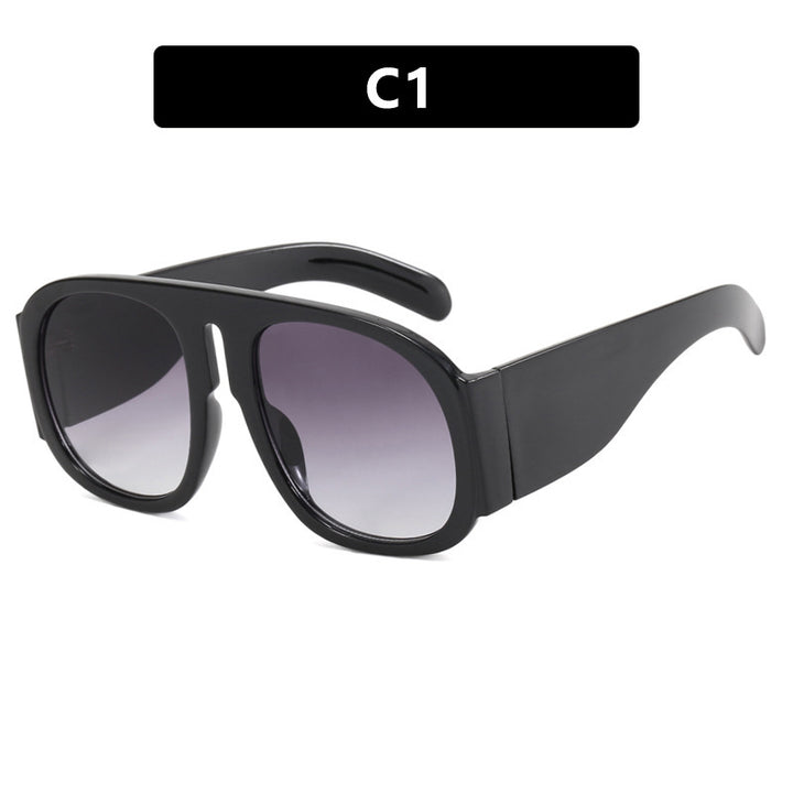 Women's trendy oversized sunglasses with fashionable gradient Bowlift