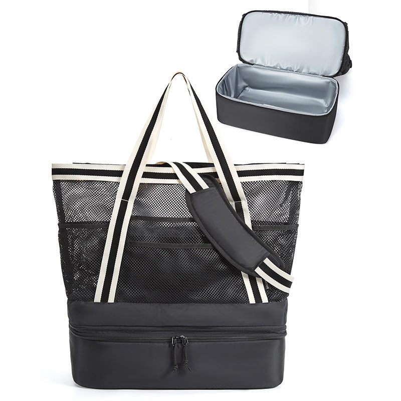 Durable cooler bag with practical removable inner compartment Bowlift