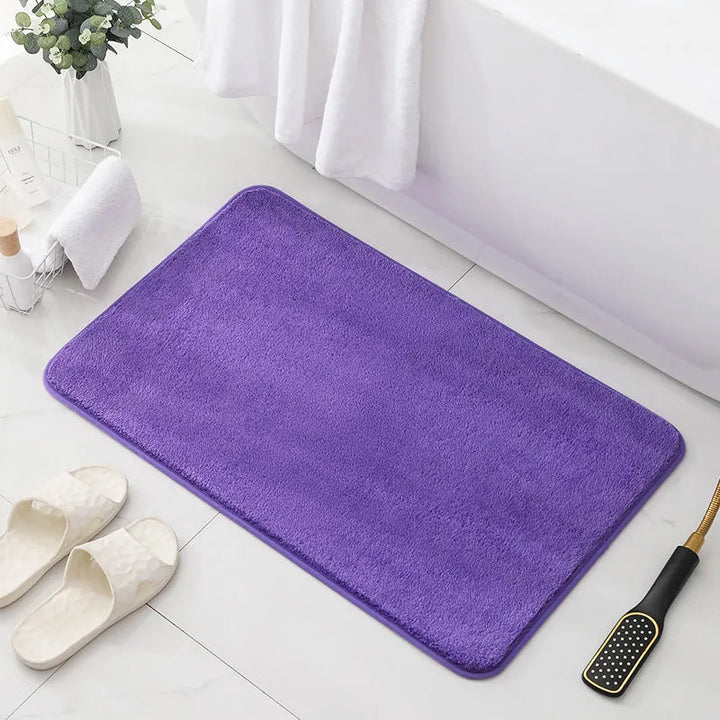 Plush Microfiber Bath Mat Bowlift
