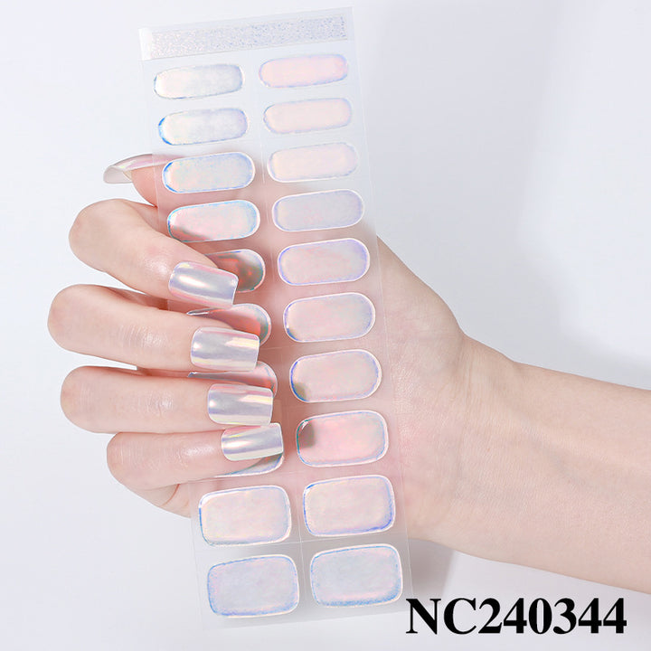 Glossy Press-On Nail Wraps
