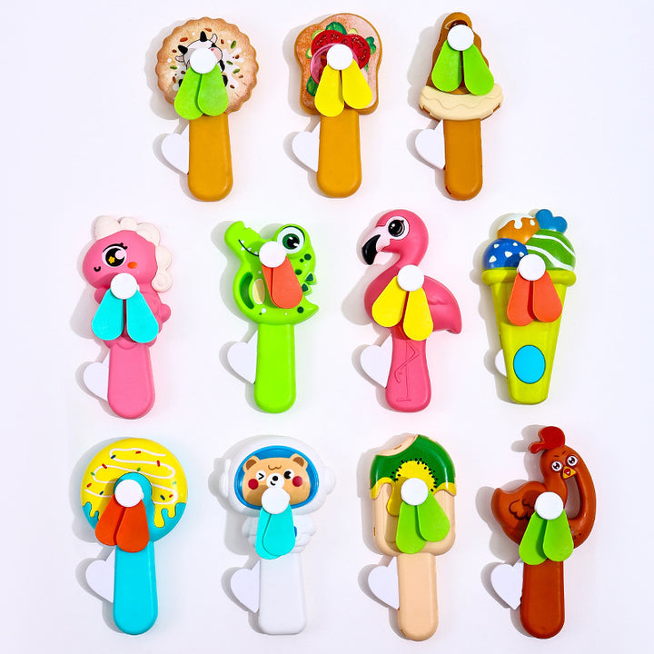 Ladies funny handheld fan Bowlift