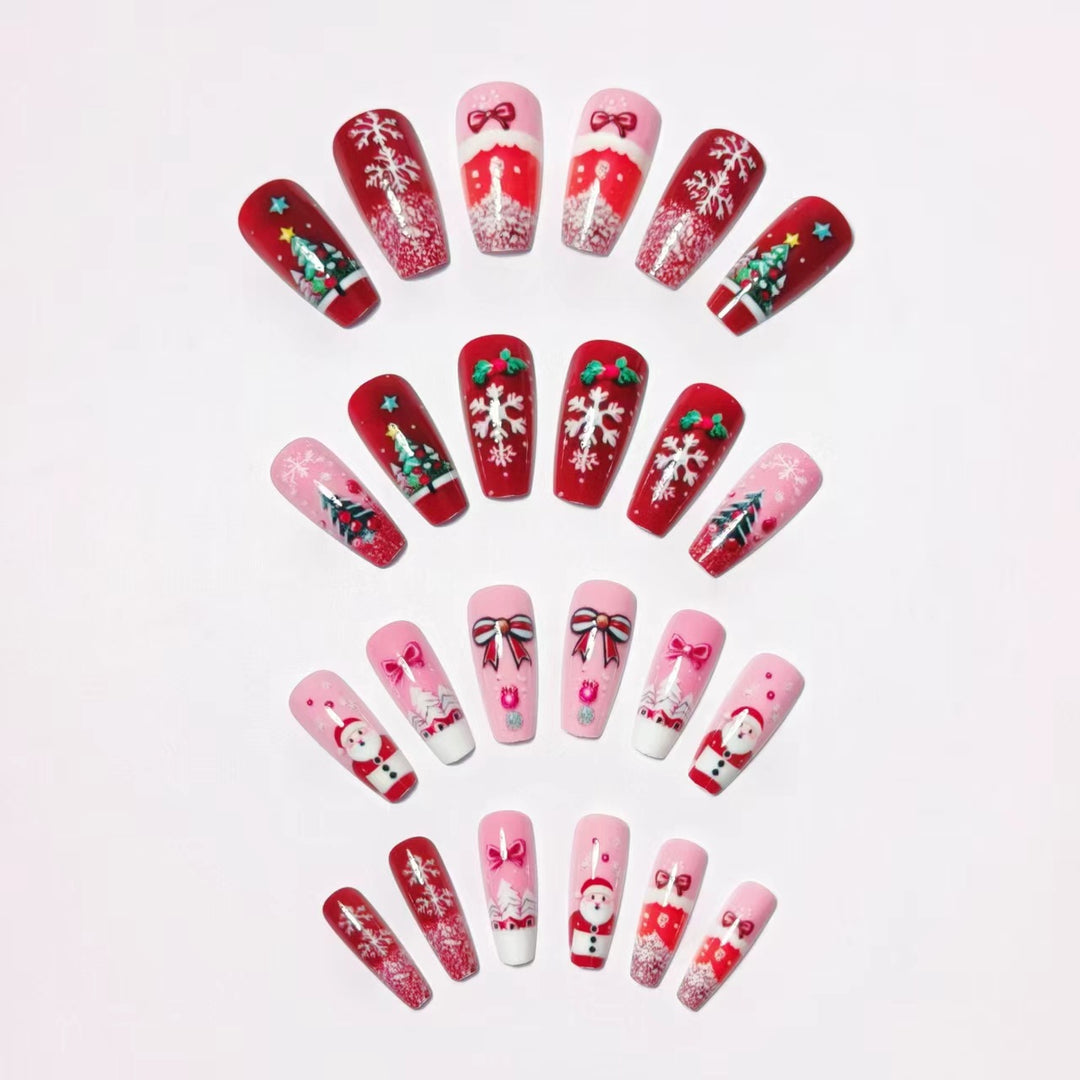 Christmas Art Nails Bowlift